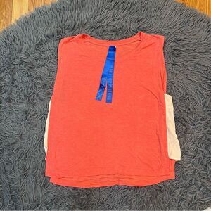 Kit and Ace Orange Rayon Cashmere Top Size 4
